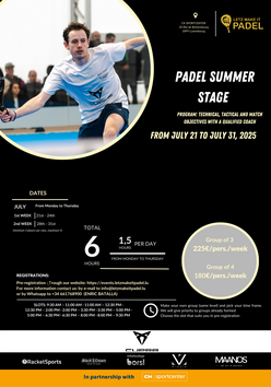 Cartel del torneo