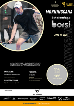 Cartel del torneo