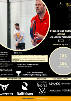 Cartel del torneo