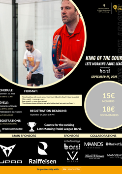 Cartel del torneo