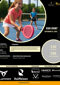 Cartel del torneo