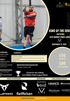 Cartel del torneo
