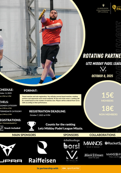 Cartel del torneo